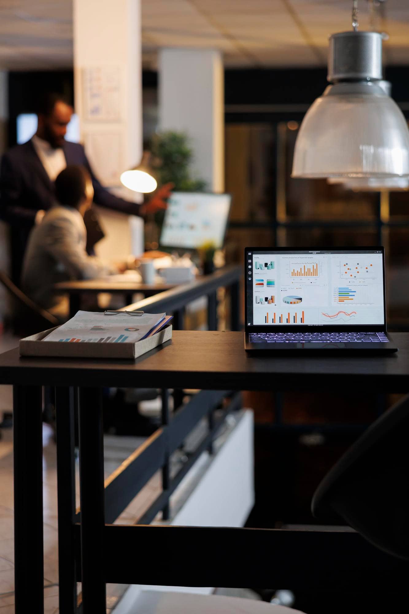 Laptop dashboard representing Travelomedia digital platform development and user engagement
